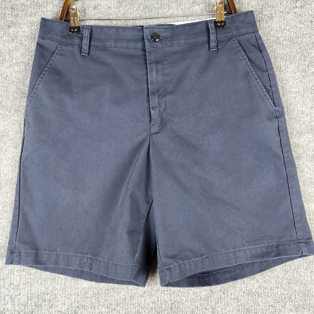 Red Kap Shorts Mens Navy Blue Work Size 36‎ Flat Front Twill Utility Cargo